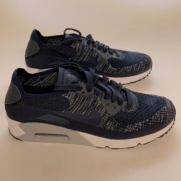 *Host Pick* Nike Air Max 90 Ultra 2.0 Flyknit College Navy (875943-401) - Picture 3 of 9